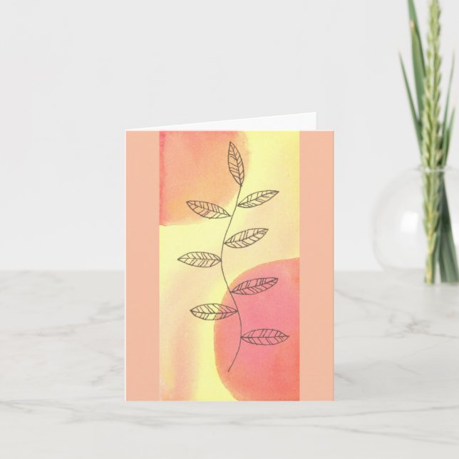 Peachy Vine Card (Front)