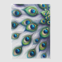 Peacock 5x7 Vellum for Wedding Invitations