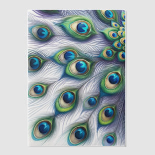 Peacock 5x7 Vellum for Wedding Invitations