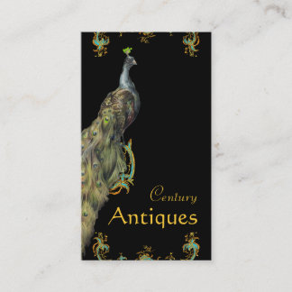 Peacock and Scrolls Business Profile Card