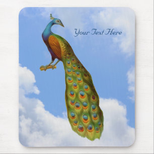 Peacock Art Animal Mousepad