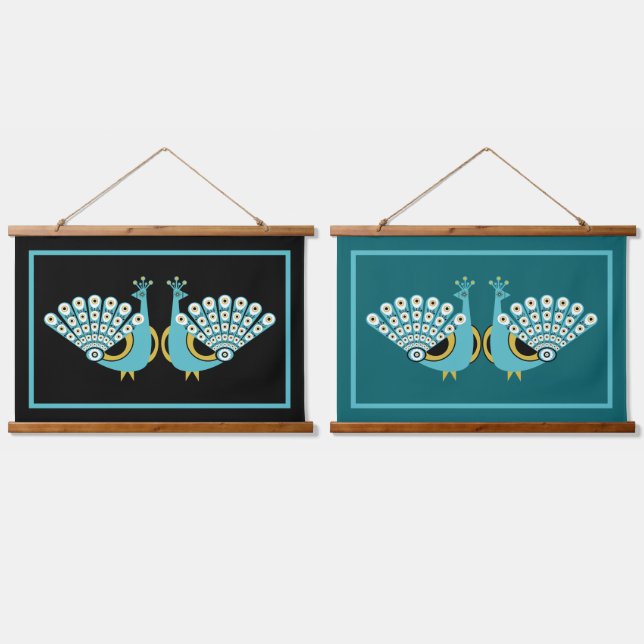 Peacock Art Home Accessories Hanging Tapestry (Double)