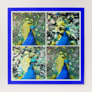 Peacock Art Jigsaw Puzzle