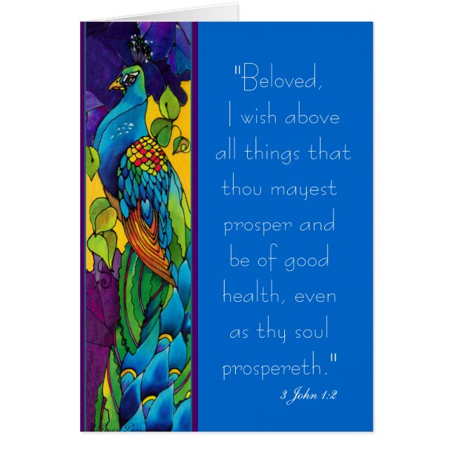 Peacock Art Painting (Front)