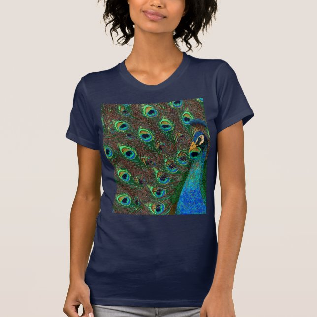 Peacock  art t-shirts (Front)