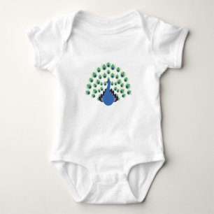Peacock Baby Bodysuit