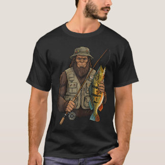 Peacock Bass Bigfoot Fisher T-Shirt