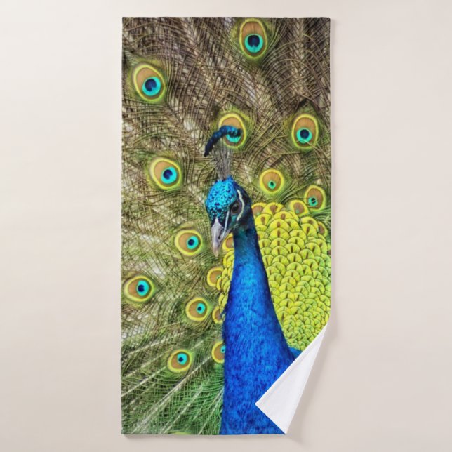 Peacock Bath Towel (Bath Towel)