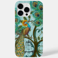 Peacock Birdcage  Damask