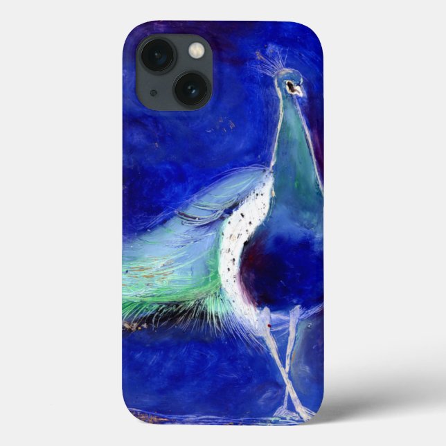 Peacock Blue 2013 Case-Mate iPhone Case (Back)