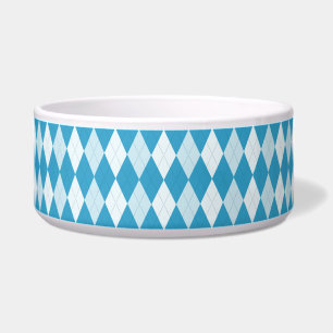 Peacock Blue Argyle Small Diamond Shape