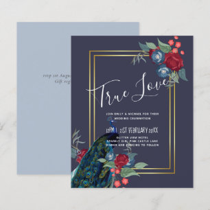 Peacock Blue Burgundy Winter Fall Wedding