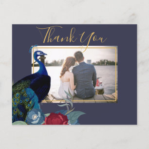 Peacock Blue Burgundy Winter Fall Wedding Flyer