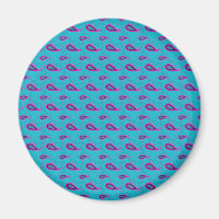 Peacock Blue Paisley