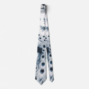 Peacock Blue pattern Tie