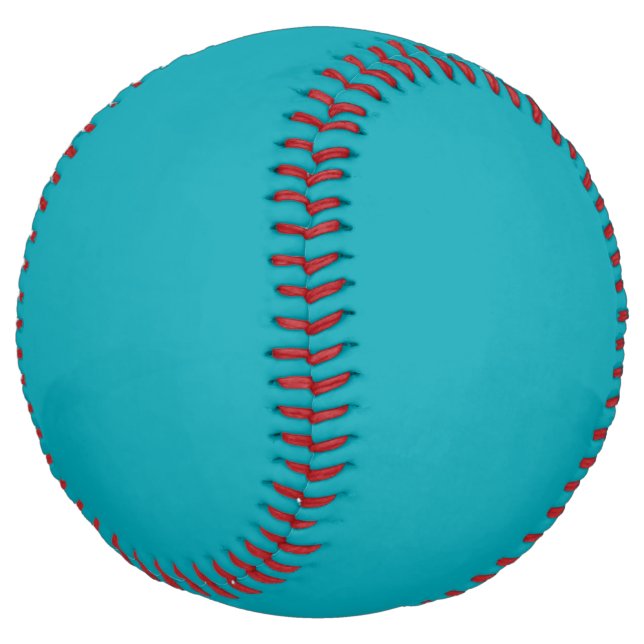 Peacock Blue Softball (Angled)