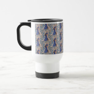 Peacock Blue  Travel Mug