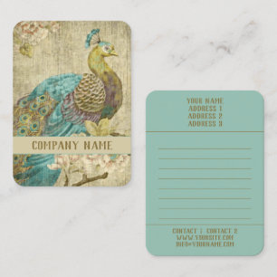 Peacock Business Card