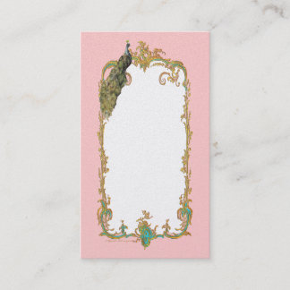 Peacock Business or Profile Card