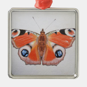 Peacock Butterfly 2012 Metal Tree Decoration