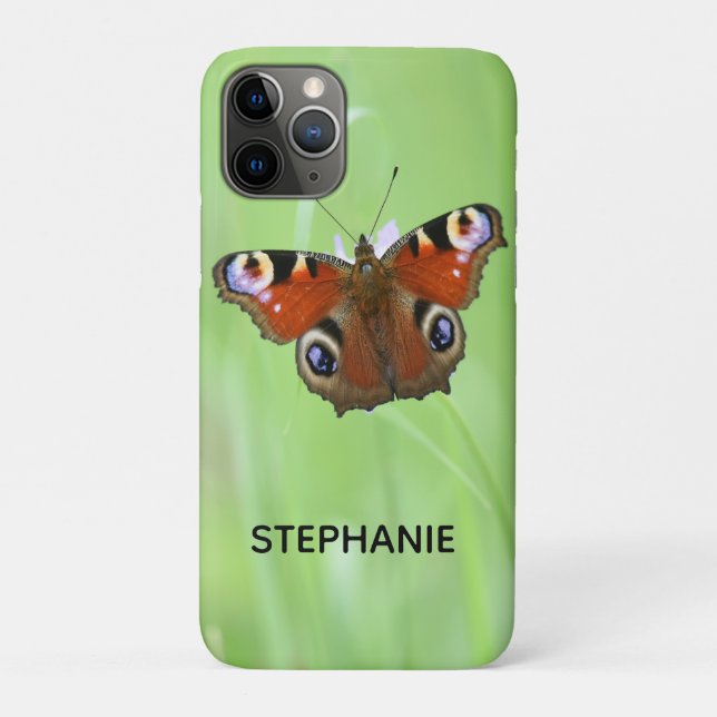 Peacock Butterfly Case-Mate iPhone Case (Back)