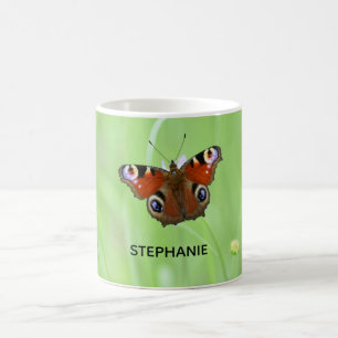 Peacock Butterfly Coffee Mug