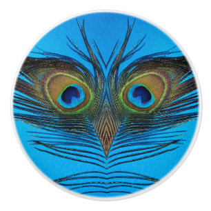 Peacock Ceramic Knob