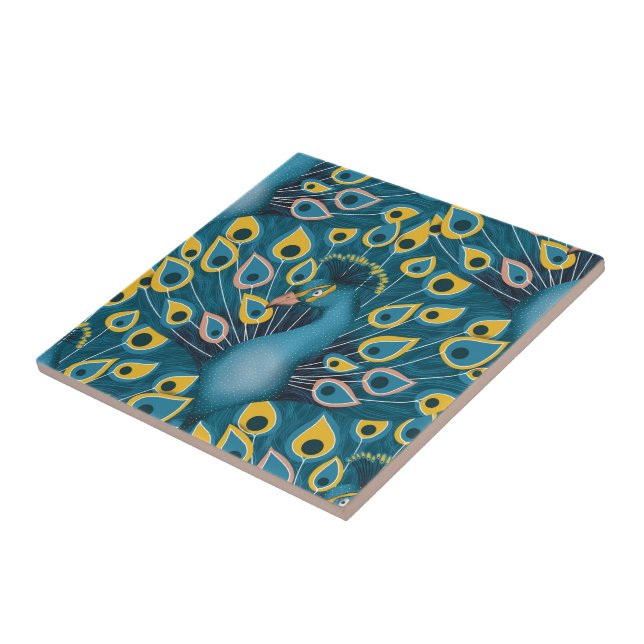 Peacock Chic Tile (Side)