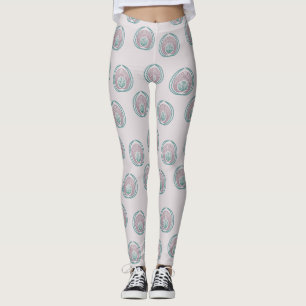 Peacock Circles  Leggings