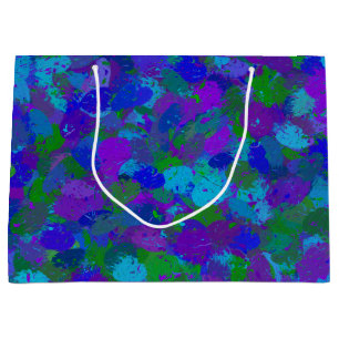 Peacock Colour Large Gift Bag
