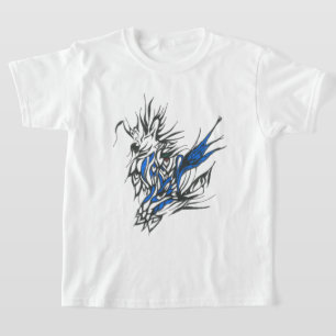 Peacock Colourful Abstract Tribal Tattoo Art T-Shirt