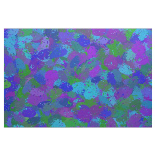 Peacock Colours Fabric (Yard)