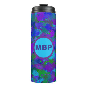 Peacock Colours Thermal Tumbler