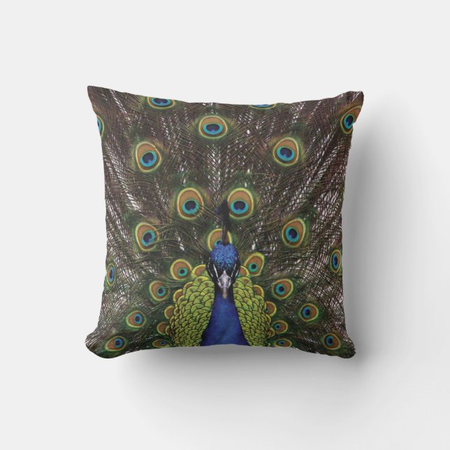 Peacock Cushion (Front)