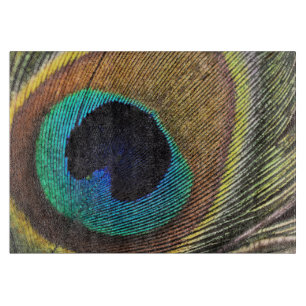 Peacock Cutting Board