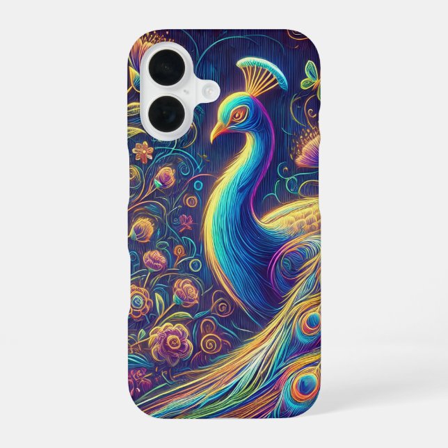 Peacock design Phone Case (Back)