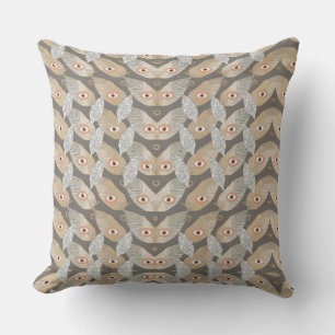 Peacock Eye Throw Pillow