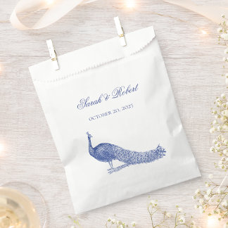 Peacock Favour Bags