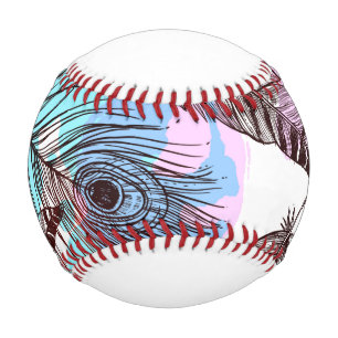 Peacock Feather Baseball