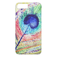 Peacock feather case