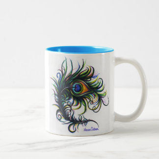 Peacock Feather Coffee Mug