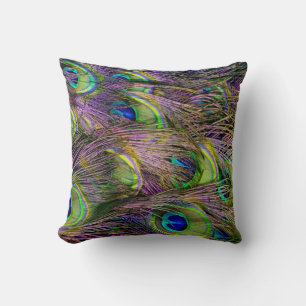 Peacock Feather  Cushion