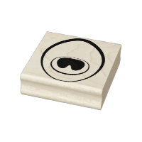 Peacock Feather Eye Stamp