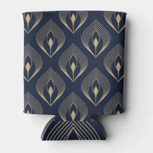 Peacock Feather: Floral Paisley Can Cooler