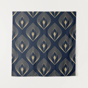 Peacock Feather: Floral Paisley Tapestry
