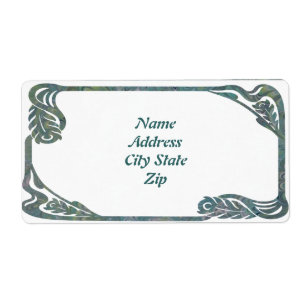 Peacock Feather Frame