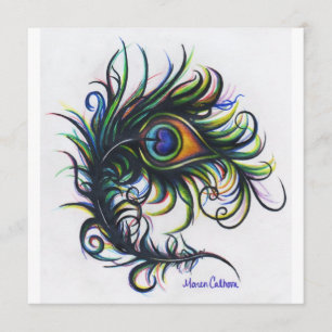 Peacock Feather Invitations