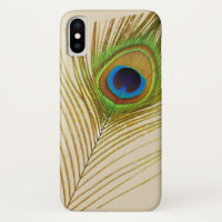Peacock feather iPhone Case