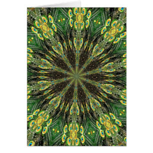Peacock Feather Kaleidoscope 2