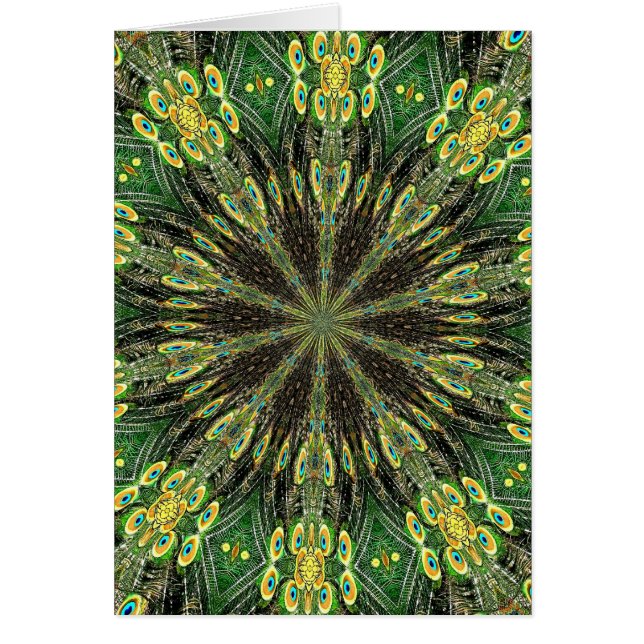Peacock Feather Kaleidoscope 2 (Front)